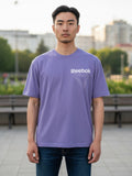 Reebok Purple Logo Graphic T-Shirt